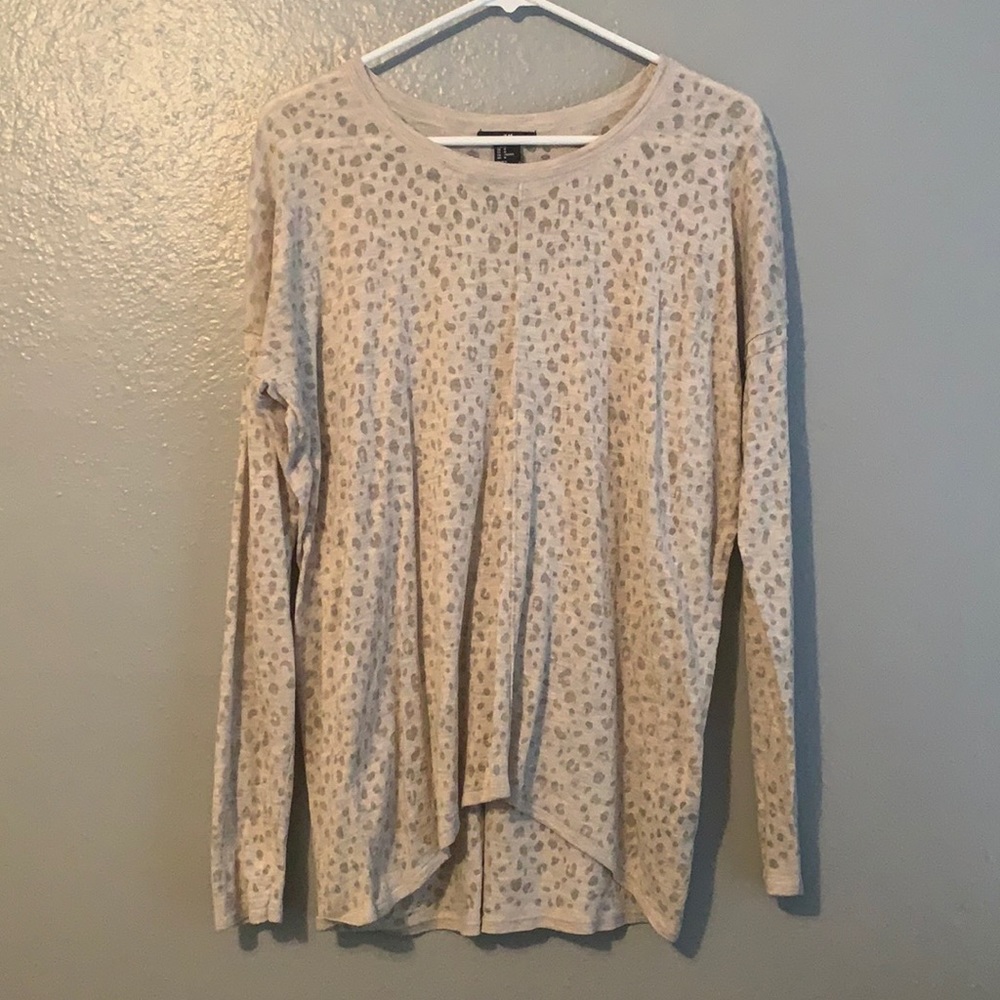 Beige Long Sleeve Sweater